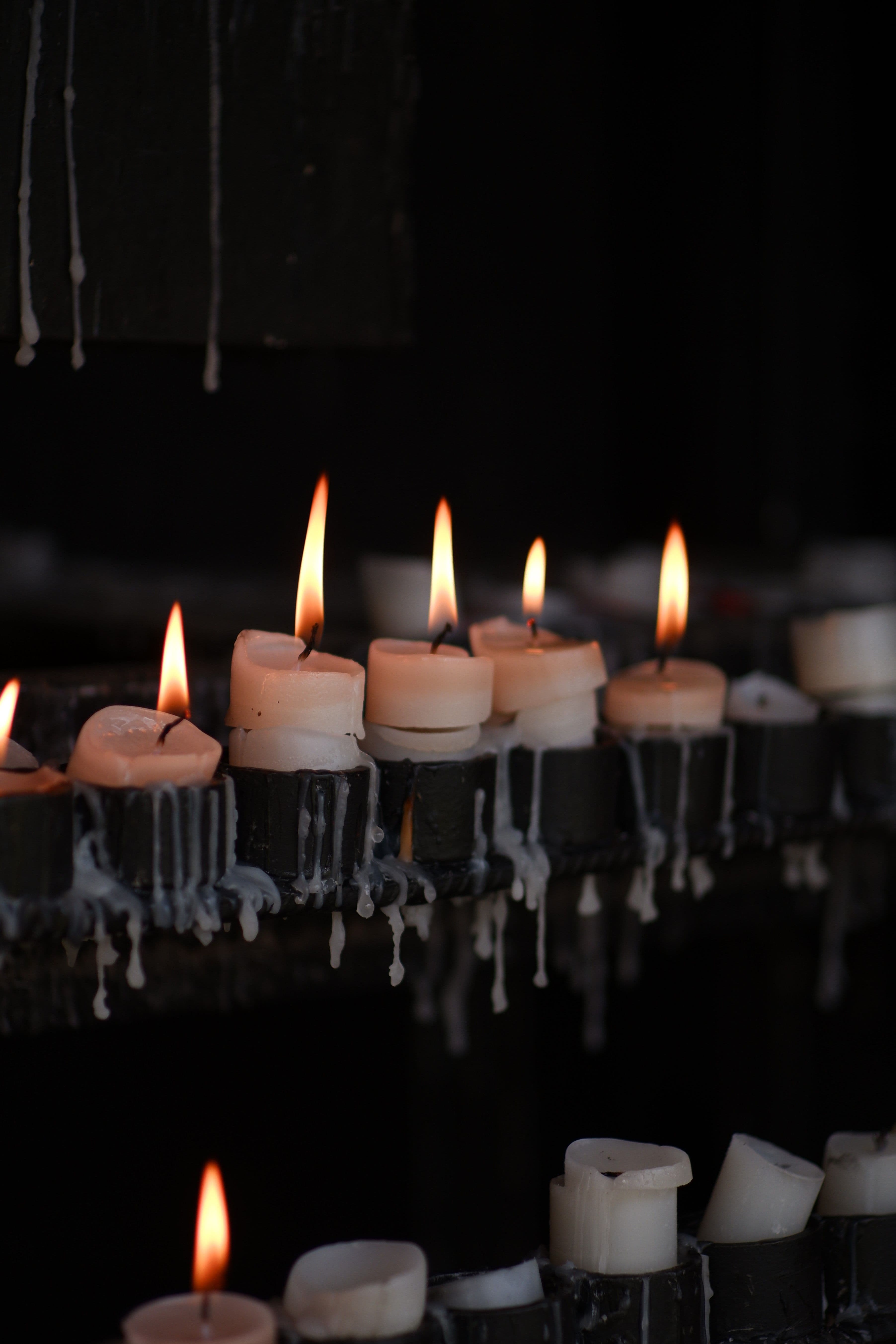 candle-wax stain